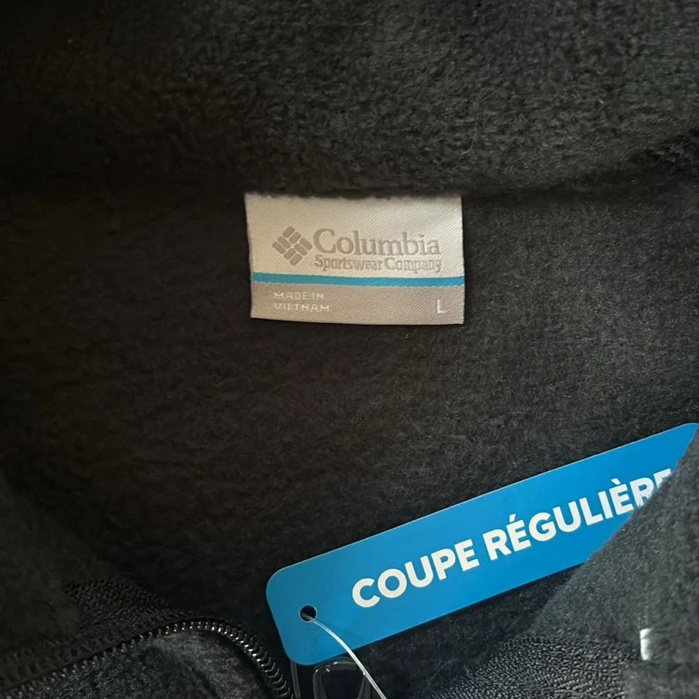 Columbia Benton Springs fleece zip up large new